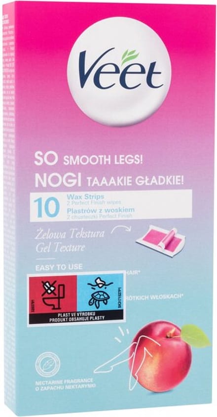 Veet So Smooth Legs Wax Strips - 10 strips