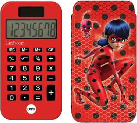 Miraculous 8 Digits Pocket rekenmachine met bescherming hoes