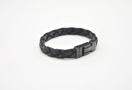 Josh-24902-Armband-Zwart-Heren-21,5cm