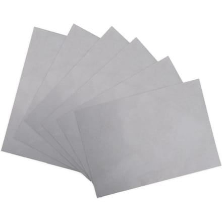 6 stuks PVC Reparatiepleisters Kit voor Opblaasbare Vlot Boot Kano Kajak Zwembad Veelzijdig Gebruik Grijs gray
