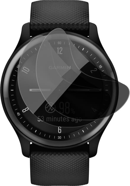 Privacy Screenprotector geschikt voor Garmin Vivomove Sport - 2x FlexGuard Screen Protector