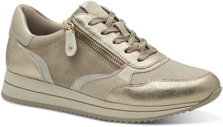 Jana Dames Sneaker Beige Goud 23774 499 H-breedte Maat: 38 EU