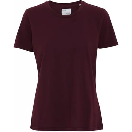 Dames-T-shirt Colorful Standard Light Organic oxblood red