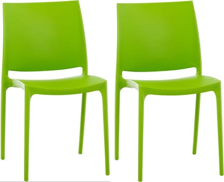 CLP Maya Set van 2 Stoelen groen