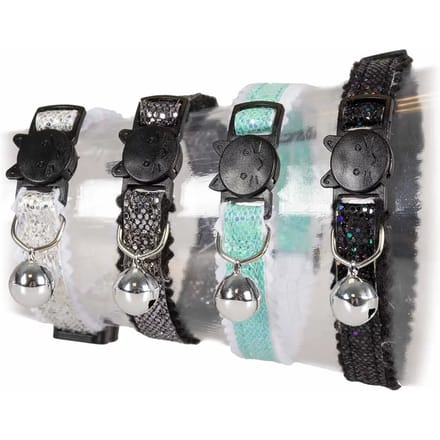 Duvo+ Kattenhalsband Glitter Diamanten 20-30CM / 10MM