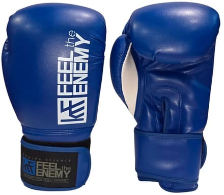 Krf Feel The Enemy Trainingshandschoenen Blauw 8oz