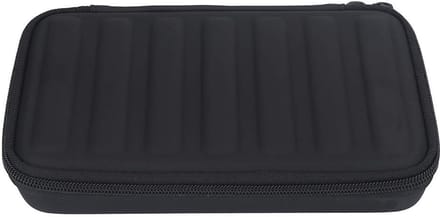 Dailygoods- Harmonica Case - PU Lederen Draagtas - Zwarte Tas - Voor 7 Harmonicas - Duurzaam - Lichtgewicht