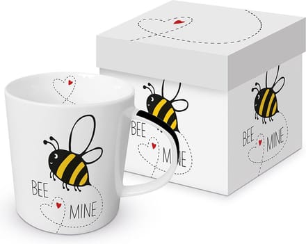 Porselein-mok-PPD- bee mine- liefde-valentijn