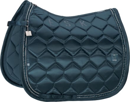 Eskadron SS26 Classic Zadeldekje SATIN FRILLS - Ocean - PD