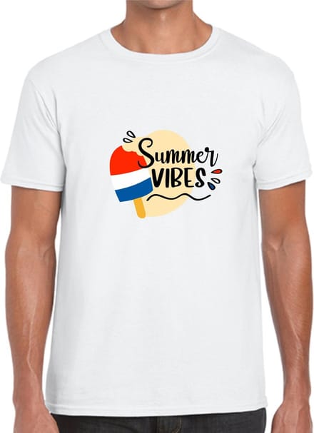 T-shirt Man SUMMER VIBES Medium