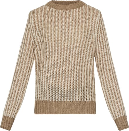 SISTERS POINT Libar-pu - Dames trui - Sand/Cream - Maat XS