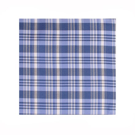 TRESANTI | EVELINIO | Zijden pochet klassieke ruit | Navy