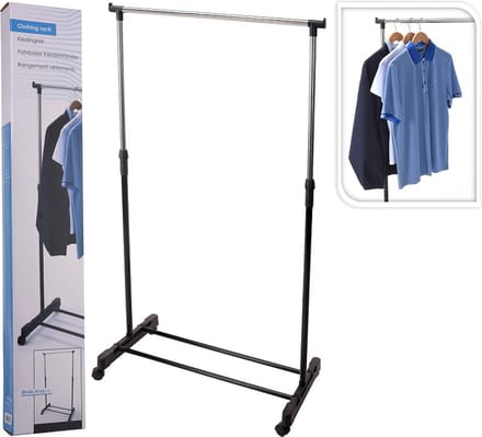 Kledingrek enkel 80x43x160cm
