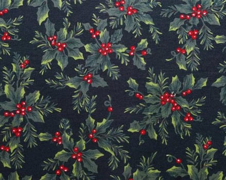 Kerst Placemat vinyl | Hulst | 4 stuks