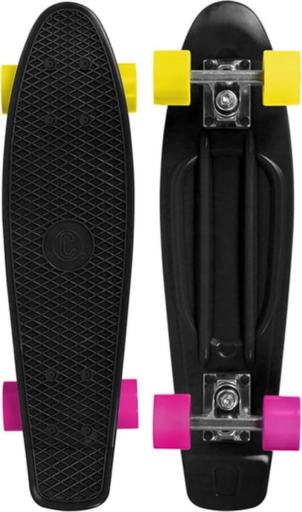 Choke Skateboard - zwart/roze/geel