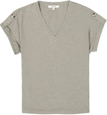 GARCIA Dames T-shirt Groen Korte mouw