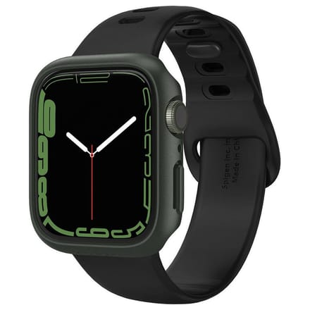 Spigen Thin Fit™ Bumper voor de Apple Watch 7 / 8 / 9 - 45 mm - Groen