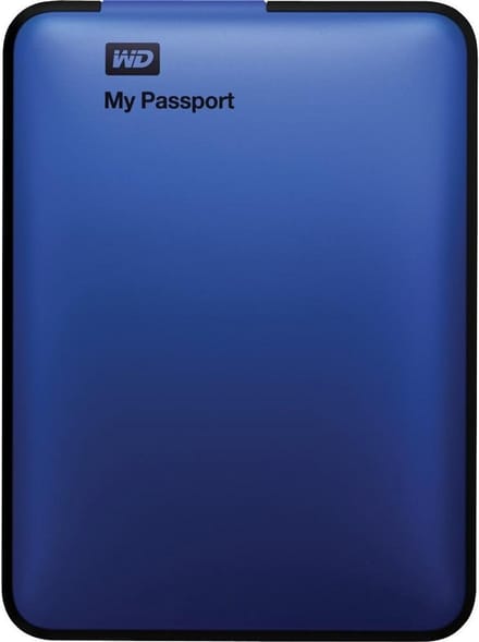 Externe harde schijf 2TB USB 3.0 Blauw Opslag voor PC en Mac