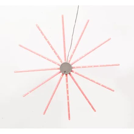 Central Park Verlichte Ster Lichtsnoer - 96 Led's -multikleur - 28cm - Buiten