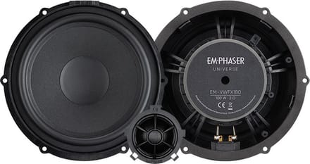 Emphaser EM-VWFX180 - Autospeaker - Pasklare speakers VW, Seat, Skoda - Custom fit luidsprekers - 18 cm 2 weg composet -