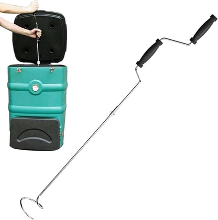 Compostbeluchter - Compostdraaier - Compost Versnellen - 360 Graden Kop - 112 cm Lengte - Standaard