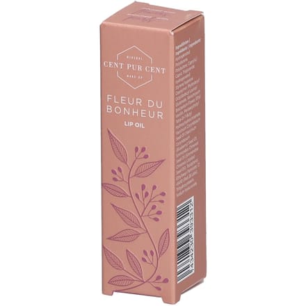 Cent Pur Cent Fleur du Bonheur Lip Oil Violette - Duurzame formule - Huidvriendelijk - 3,5 ml