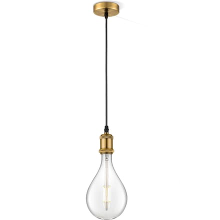 Home sweet home hanglamp Vintage brons Pear - helder