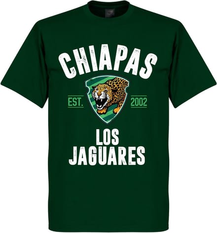 Chiapas Estabished T-Shirt - Donkergroen - S
