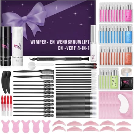 SCH® Wimperlifting set - Wimperlift - Wimpers - Paars- 24cm x 14cm x 3cm