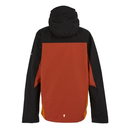 Regatta Heren Birchdale Waterdicht Hooded Jacket (Roodoker/Zwart)