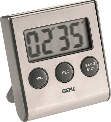 GEFU CONTARE Digitale Keukentimer – Magnetische Timer met Groot Display