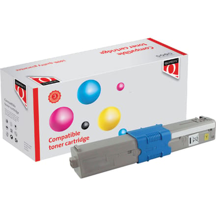 Toner Quantore alternatief tbv Oki 44973509 geel