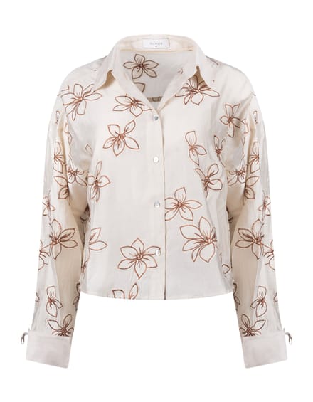 Nukus Bailey Blouse Flower Blouses Zand Nkf02118