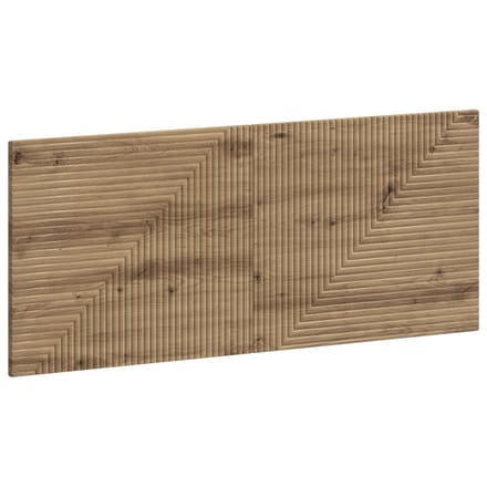 vidaXL - Wandgemonteerd - Hoofdbord - HAARLEM - Artisanaal - eiken - Bewerkt - hout