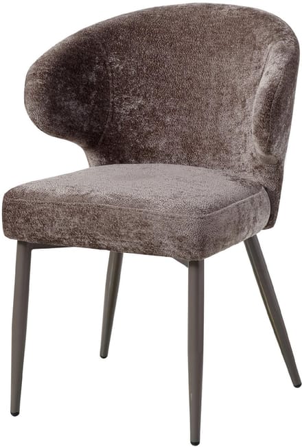 PTMD - Eetkamerstoel Ares - Bruin - 60x60x84.5cm