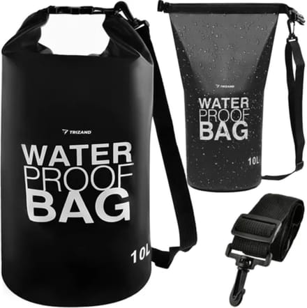 Trizand Waterdichte Tas 10L - Duurzaam en Betrouwbaar voor Buitenactiviteiten