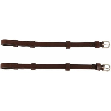 Paar blindflens staanders + ronde gesp BR Equitation