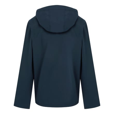Regatta Heren Navigate Dubbellaags Soft Shell Jacket met capuchon (Marine / Frans Blauw)