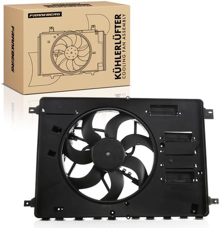Frankberg 1x Motorradiator enkele ventilator