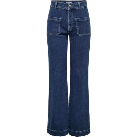 ONLY - ONLJUICY HW WIDE POCKET DNM JEANS CRO - Dames - Jeans