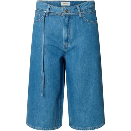 regular fit bermuda van biologische katoenmix model 'TENNA'