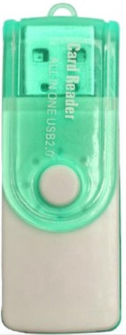 Go Go Gadget - "Multifunctionele SD-Kaartlezer naar USB-Stick/Adapter/Lezer MicroSD/SD/MS/M2 - Groen"