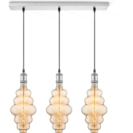Home sweet home hanglamp Vintage 3L Beam Cloud - amber