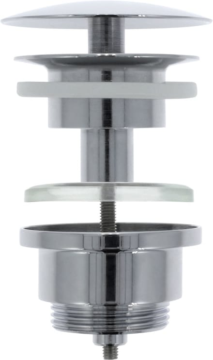 Afvoerplug Design - Niet Afsluitbaar - Chroom