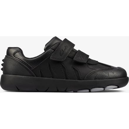 Rex Stride K Black Leather Schoenen