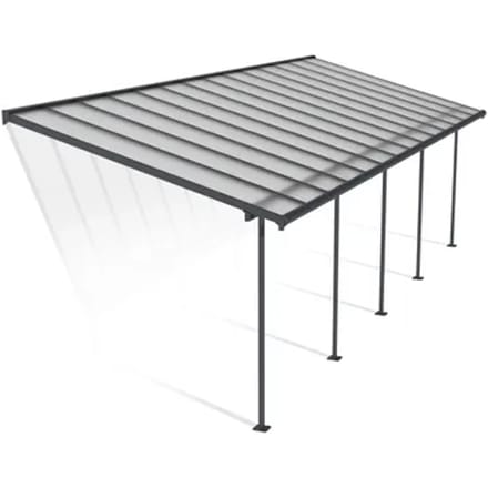 Palram | Canopia - Terrasoverkapping Sierra - Donkergrijs - 3x8,6m