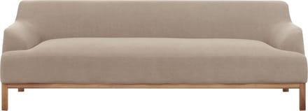 SOSJO - Driezitsbank - Taupe - Polyester