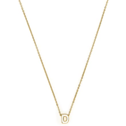 Luxenter Ketting met 18-karaats geelgouden afwerking - Alphabet