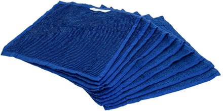 Vaatdoek - Badstof - 35 x 35cm - 10 Stuks - Marine
