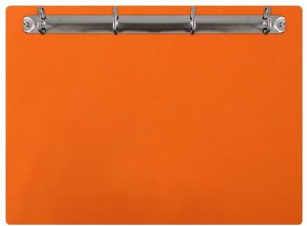 Magnetisch klembord A4 incl. ringband (liggend) - Oranje